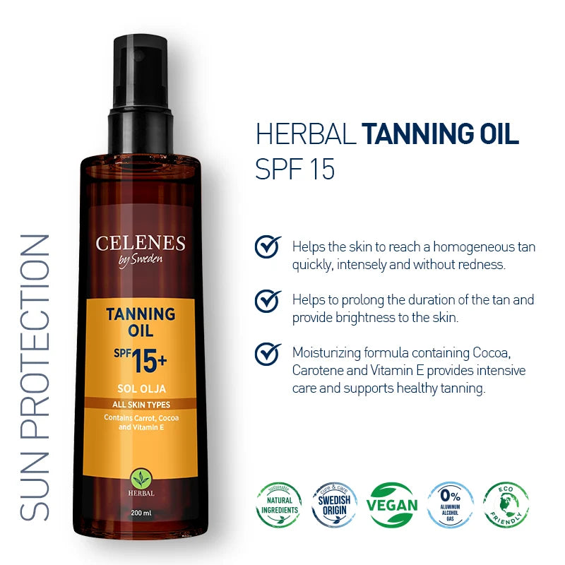 Herbal Tanning Oil Spf 15