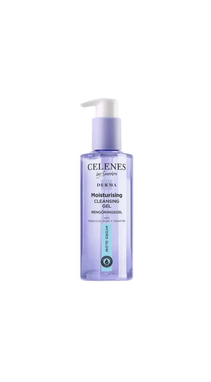 derma hydro glow moisturizing cleansing gel