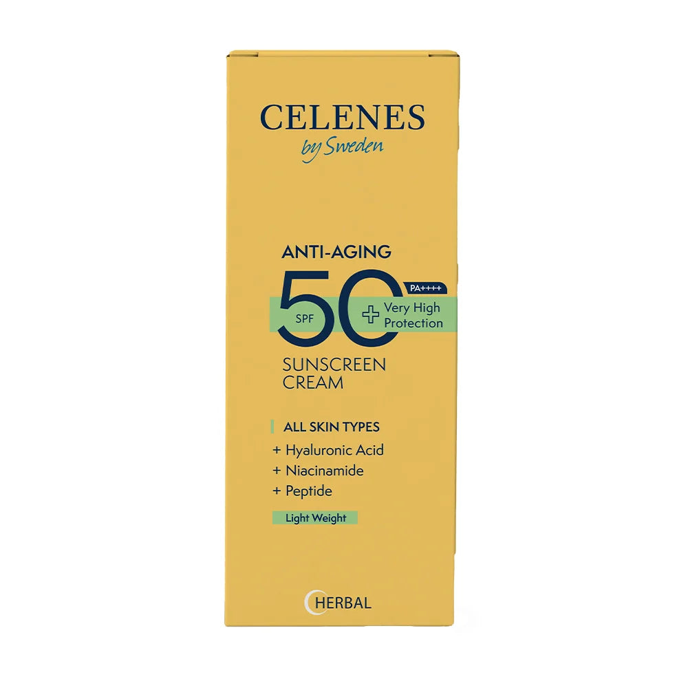 Herbal Sunscreen Face Cream SPF Anti Aging 50 SPF